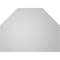 Ekena Millwork Octagonal Top Surface Mount PVC Gable Vent w/ 2"W x 1-1/2"P Brickmould Frame, 38"W x 28"H GVPOT38X2802SN - alternate 2